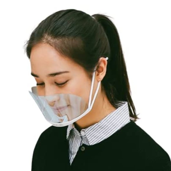 Face Shield 2021 Transparent Sanitary Reusable Washable (PACK OF 5 pcs) - Picture 2 of 6